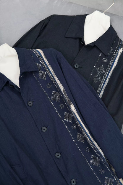 Yohji Yamamoto 90s Linen Totem Jacket