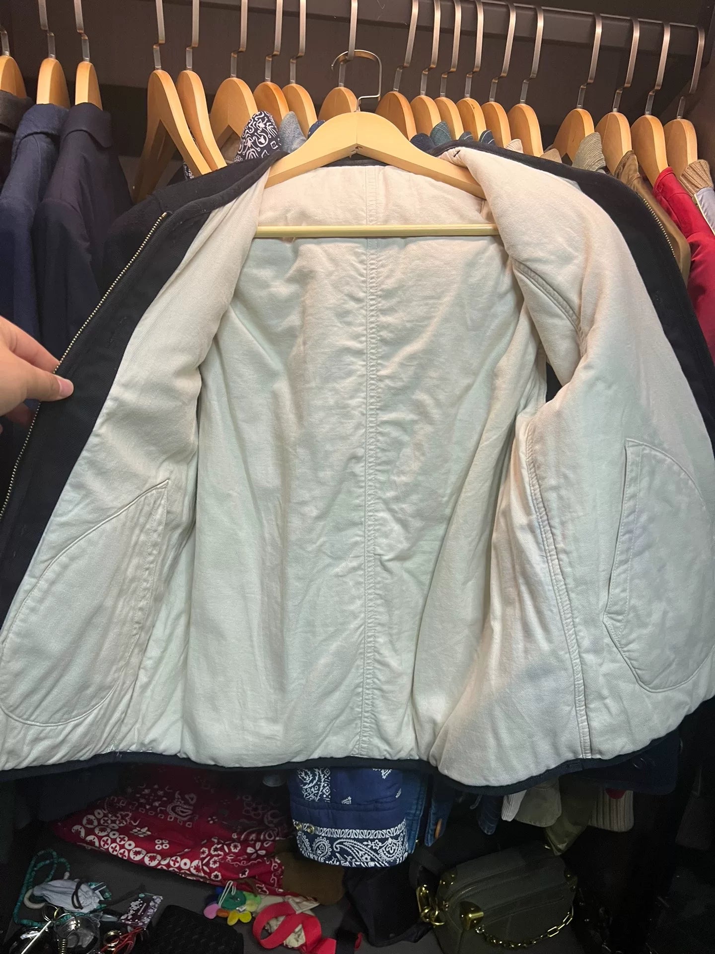 visvim iris reversible down jacket