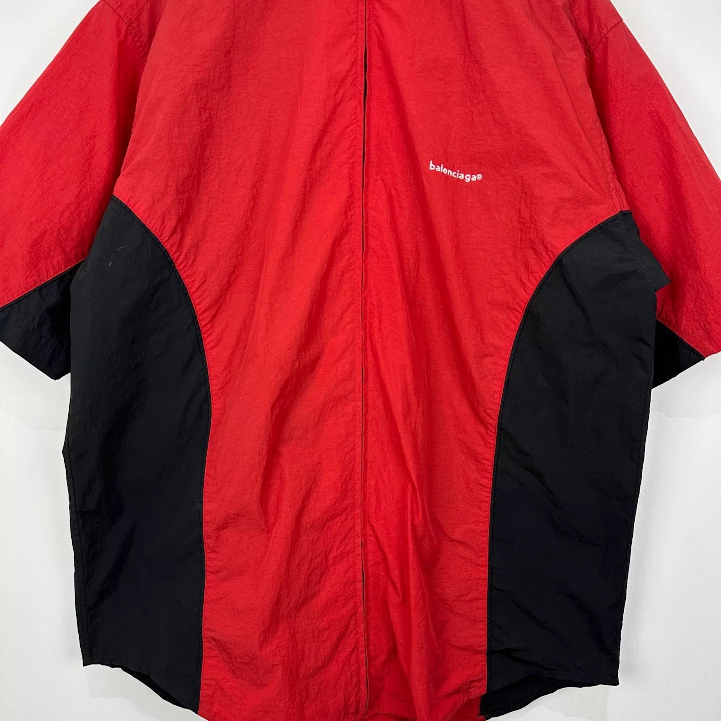 Balenciaga Color Block Half Sleeve Jacket