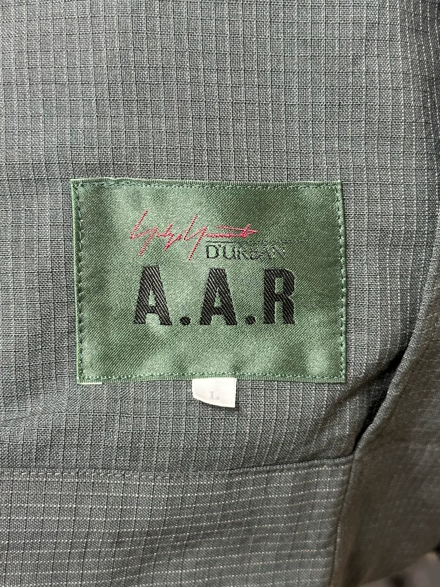 Yohji Yamamoto Wool Check Jacket