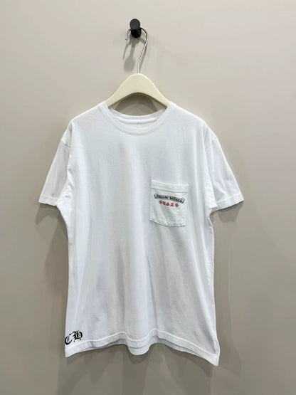 chrome hearts white flag short sleeve t-shirt
