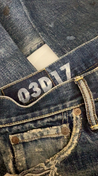 VISVIM 19SS SOCIAL SCULPTURE DAMAGED-17 Jeans