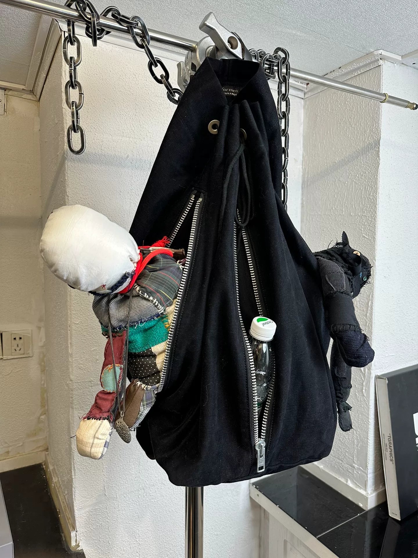 Yohji Yamamoto Y's Multi-Zip Bag