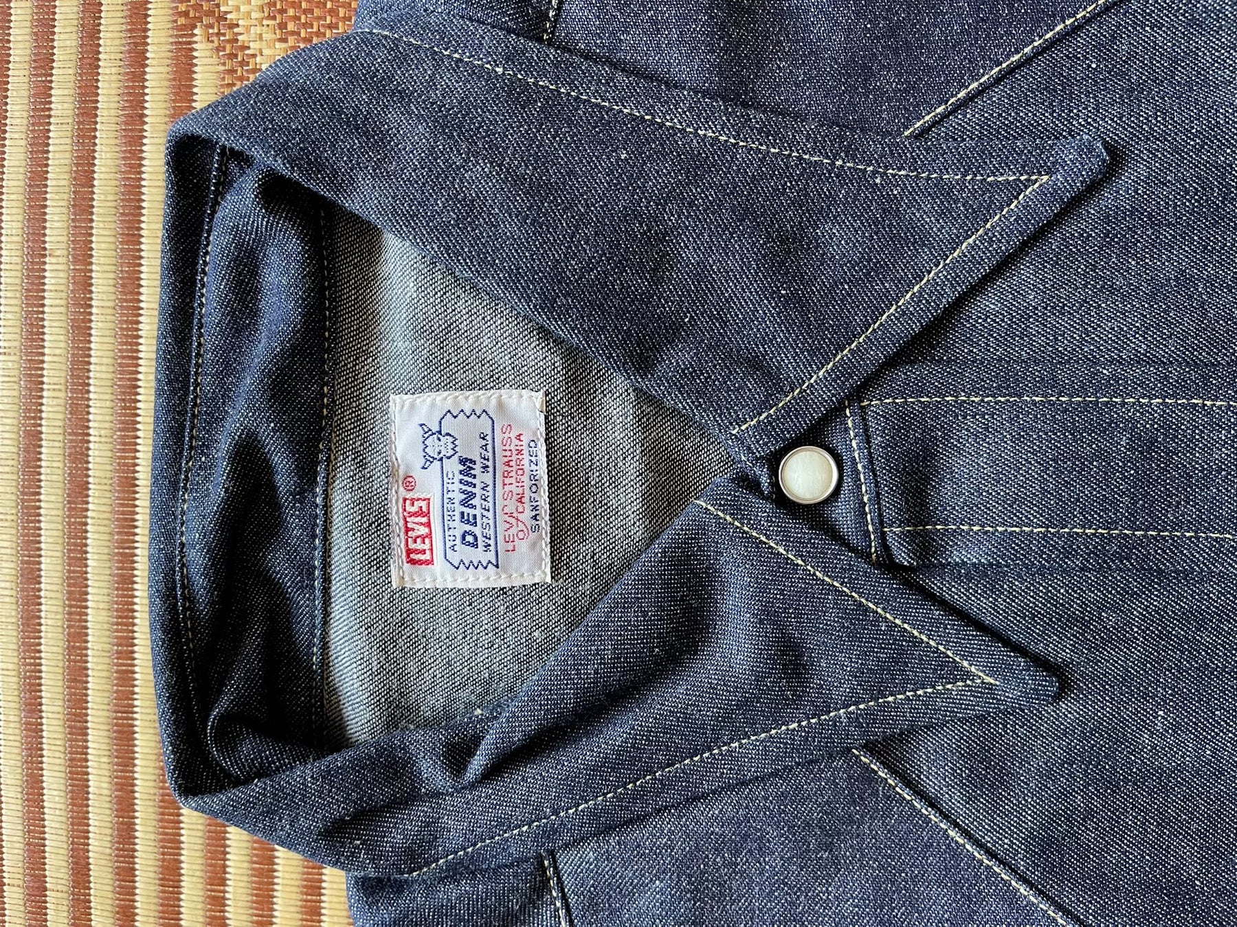 Levi's LVC 555 Raw Denim Shirt