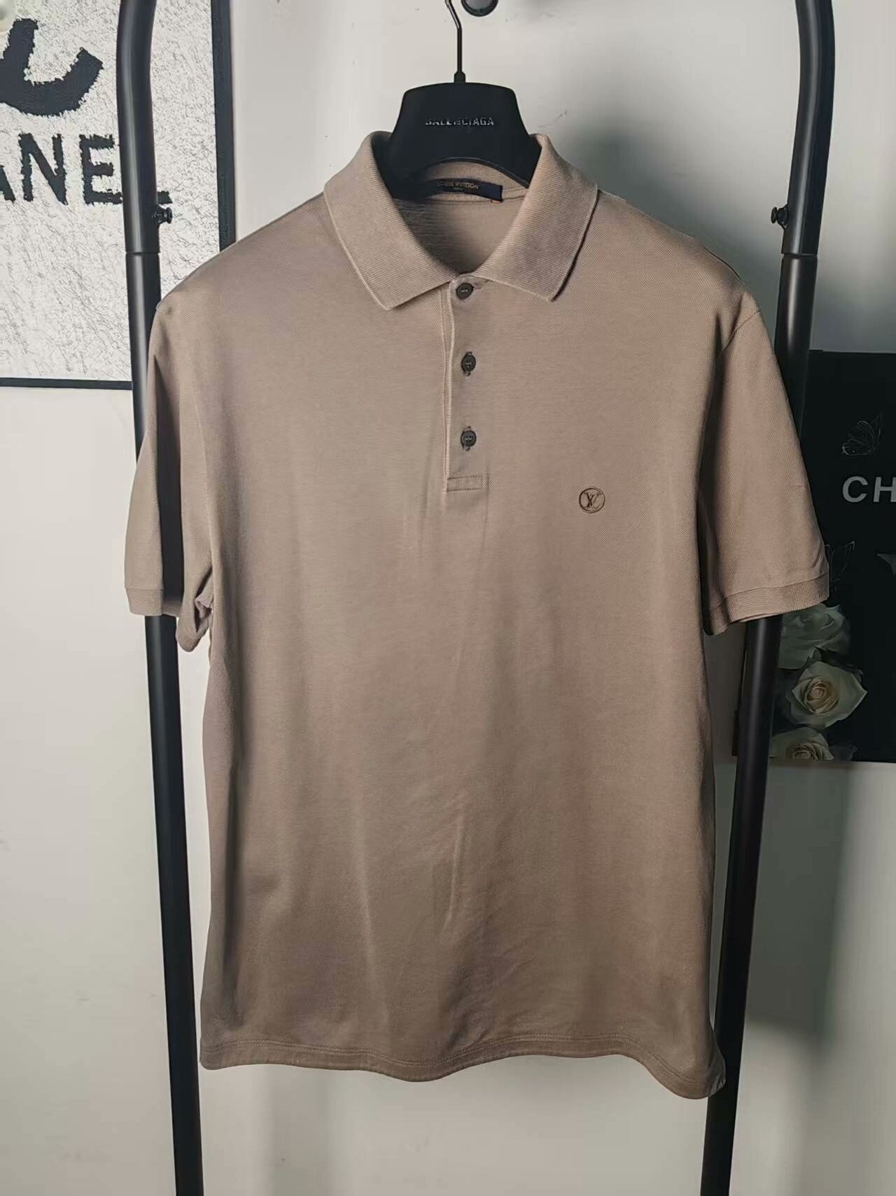 Louis Vuitton Embroidered Logo Short Sleeve Shirt
