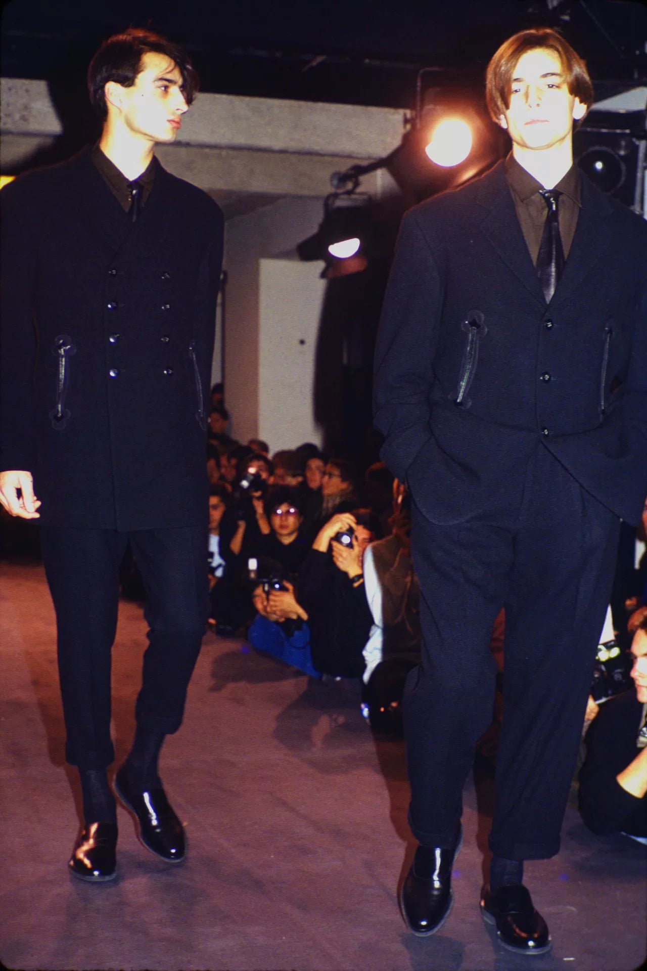 Yohji Yamamoto 88AW Leather Flower Suit