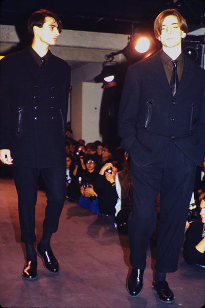 Yohji Yamamoto 88AW Leather Flower Suit