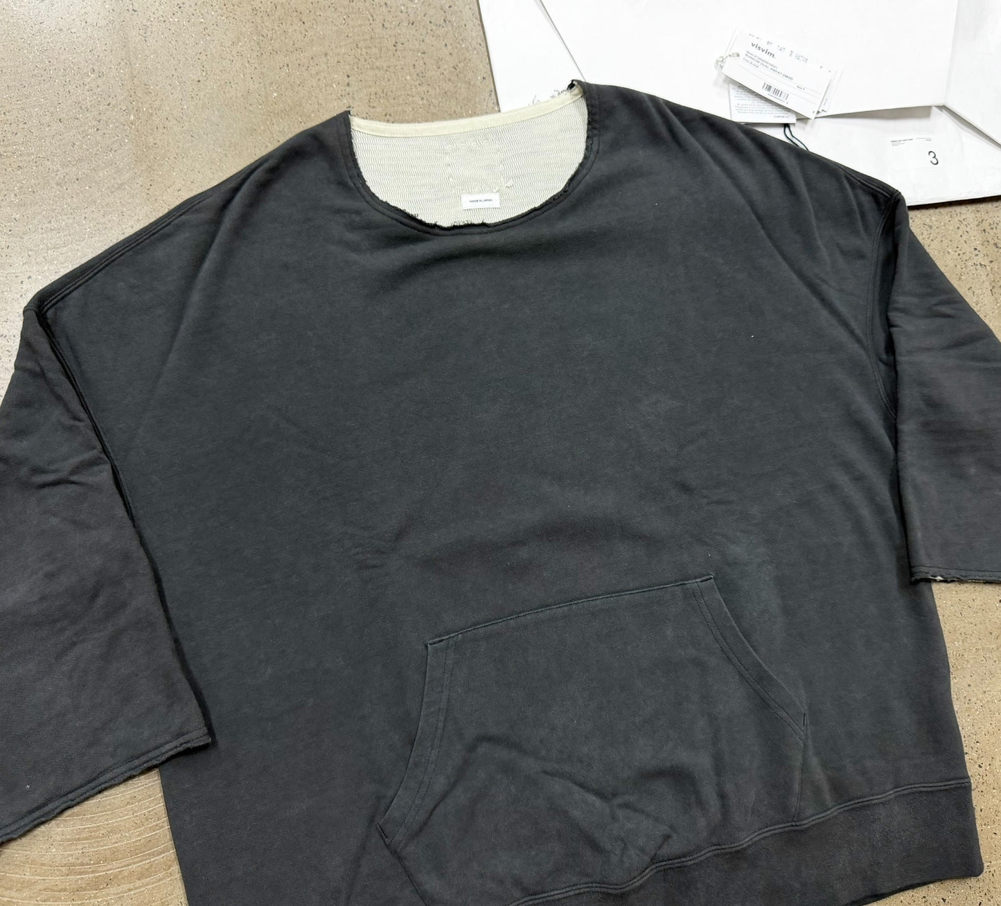 VISVIM 25AW Burrow Dual Sweat DMGD
