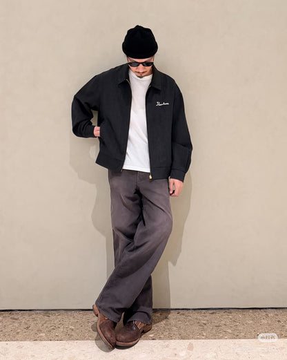 visvim alcan jkt black wool blend jacket