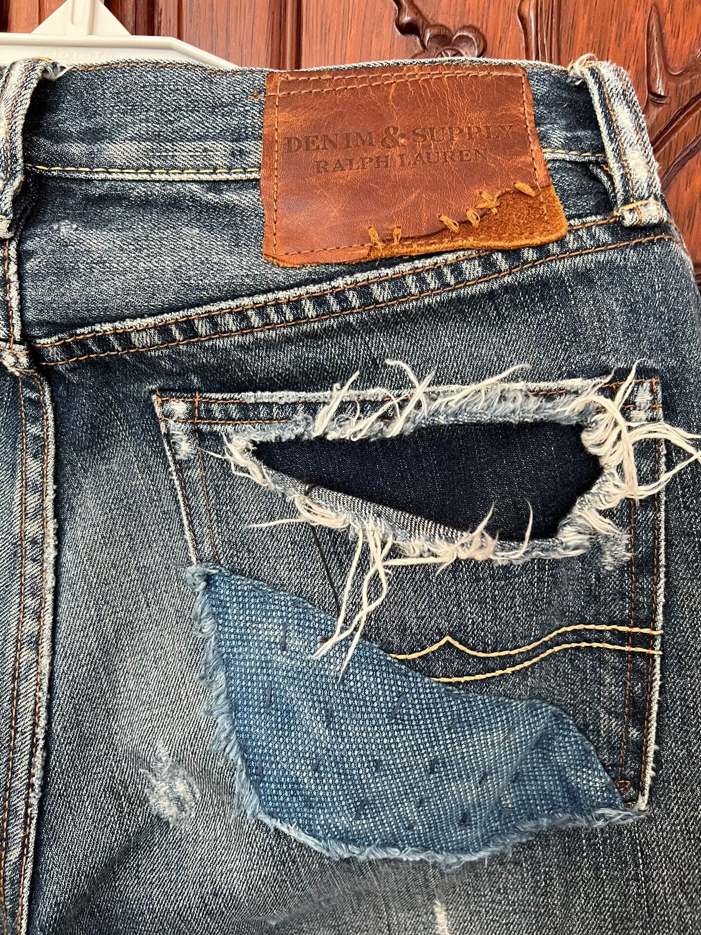 Ralph Lauren RRL Men's Patchwork Jeans