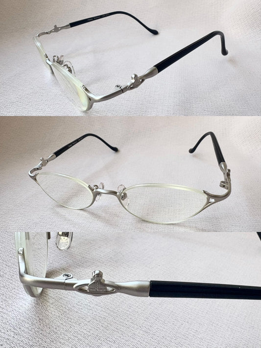 Vivienne Westwood Vintage Silver Saturn Eyeglasses