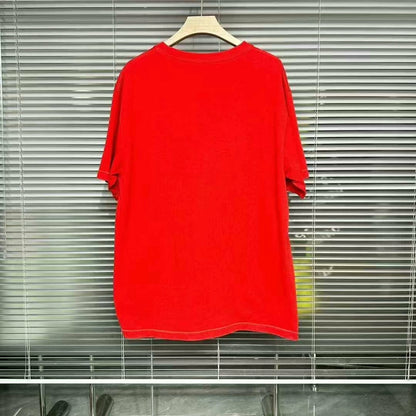 dior erl short sleeve t-shirt in red