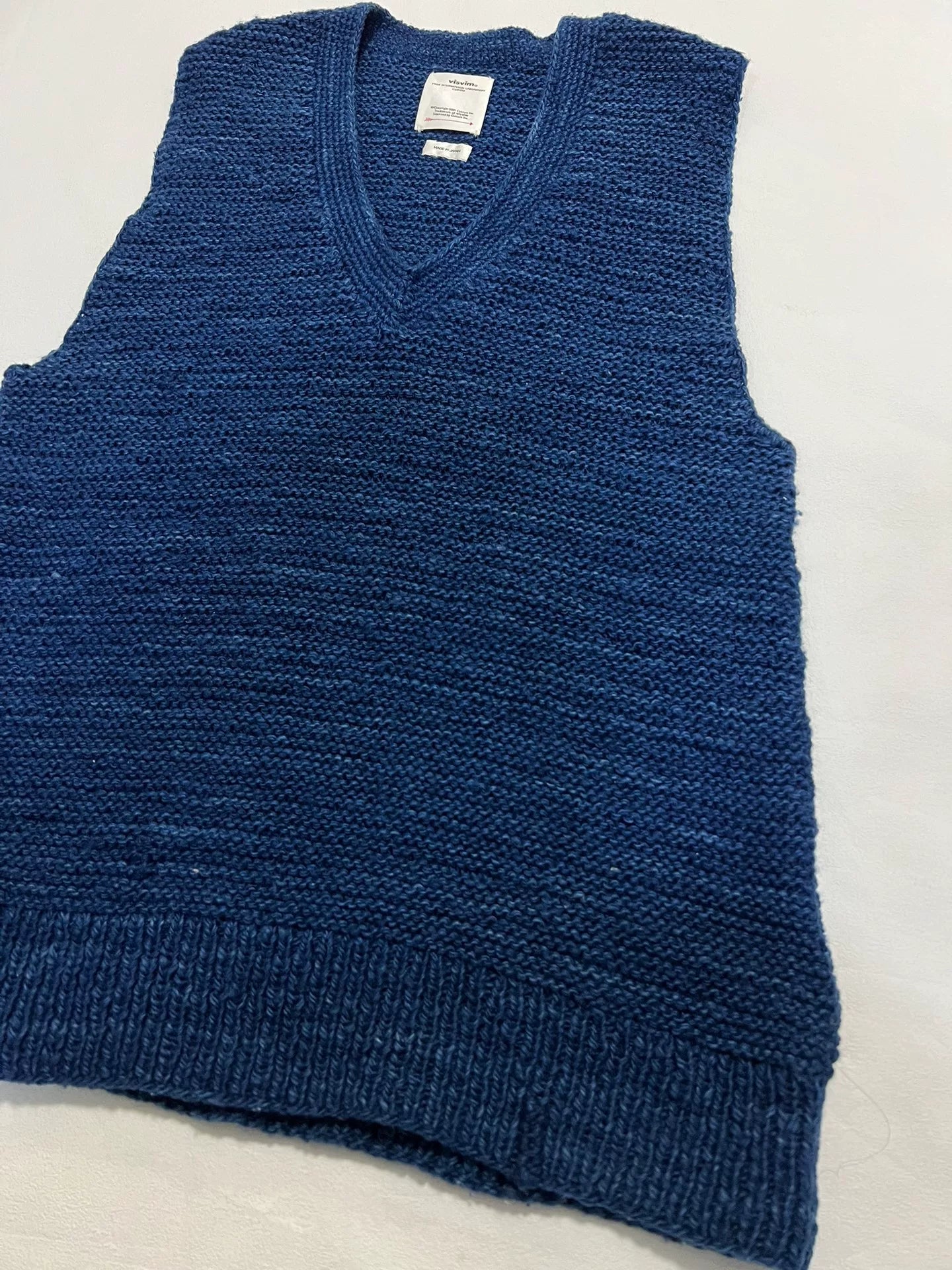 VISVIM 19AW TOLEDO V-NECK VEST HAND-KNIT