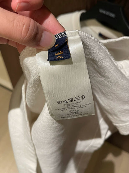 louis vuitton classic logo short sleeve shirt