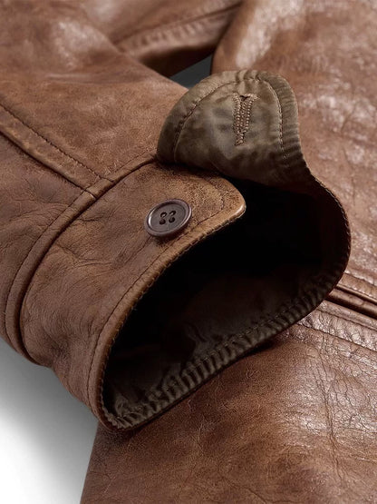 RRL Ralph Lauren Brakeman Leather Jacket