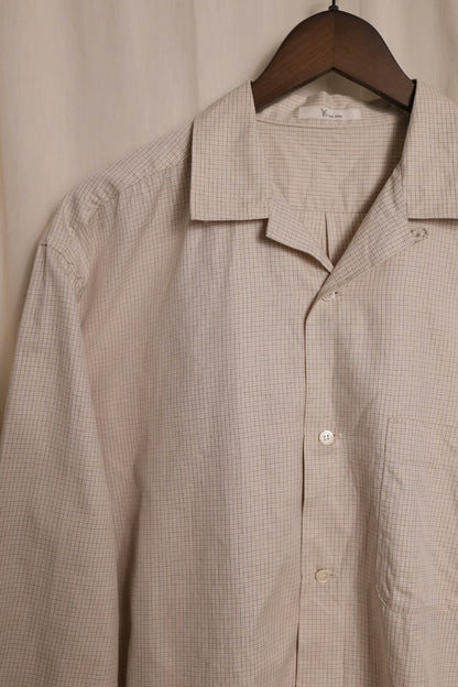 Y's for Men Yohji Checkered Oversized Shirt