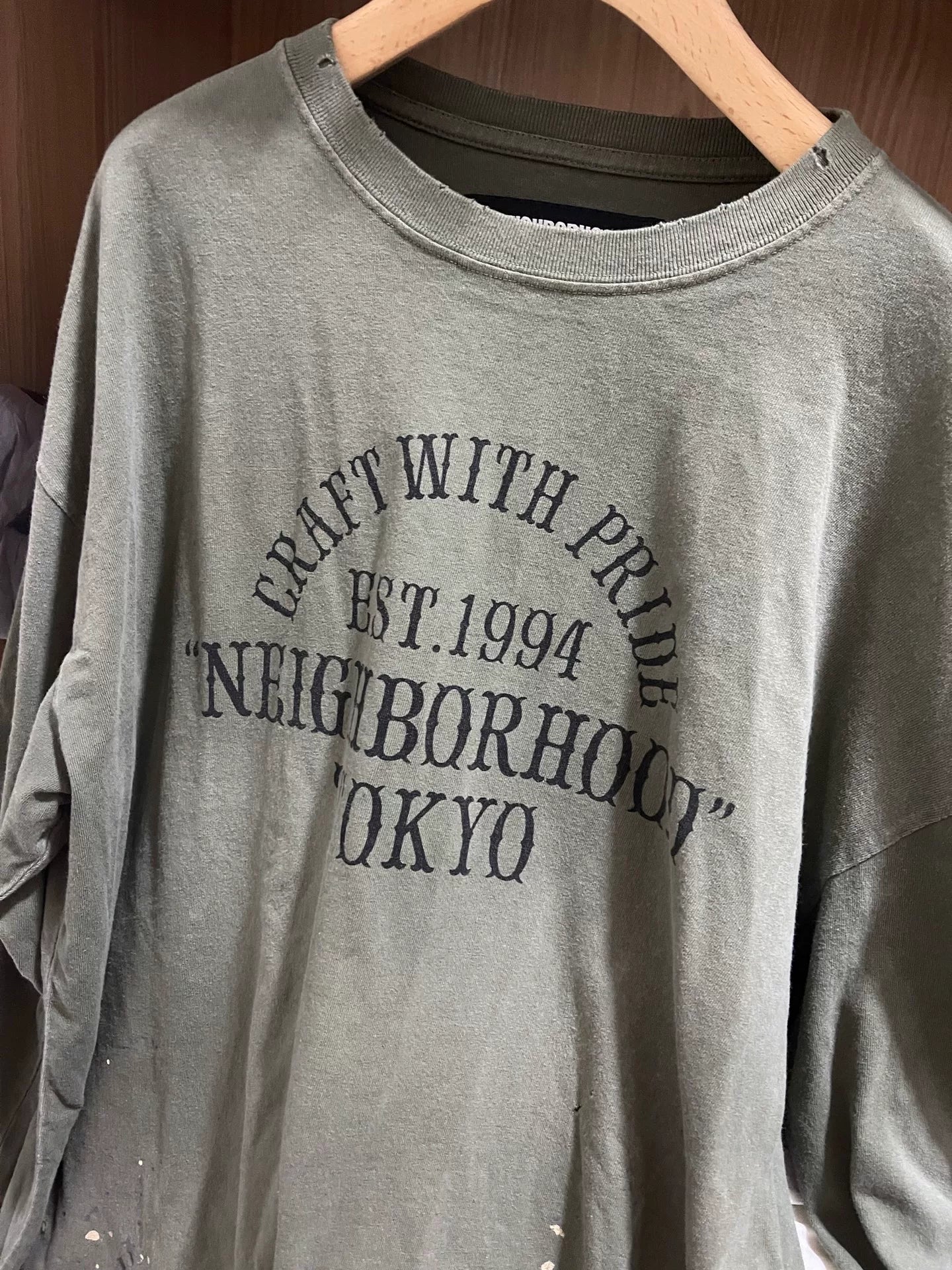 NEIGHBORHOOD Damage Crewneck T-Shirt