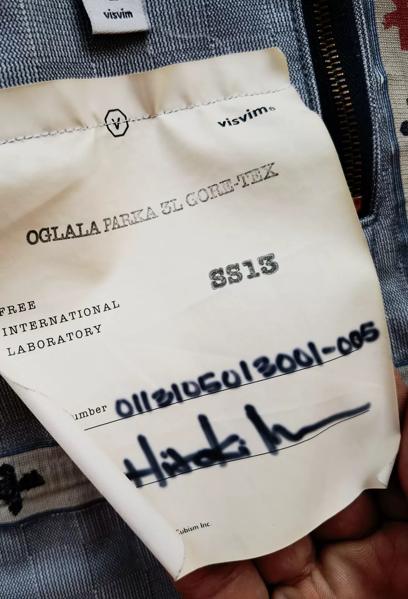 Visvim 13aw Oglala Parka 3L Gtx