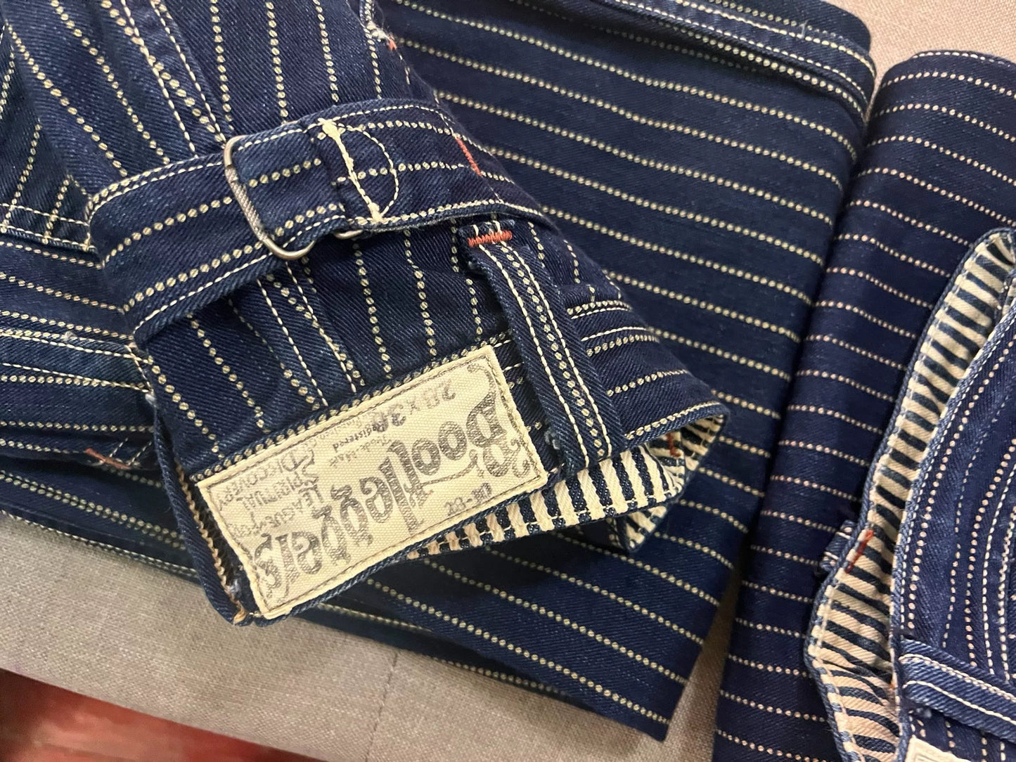 Freewheelers Striped Pants Size 28