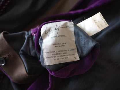 dual-sided velvet jacket by Yohji Yamamoto