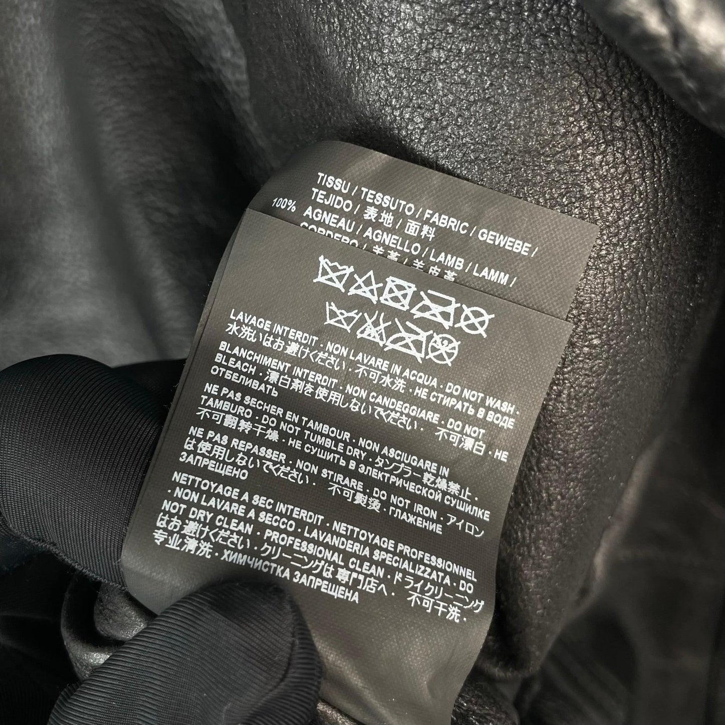 Saint Laurent 2017FW Black Leather Jacket