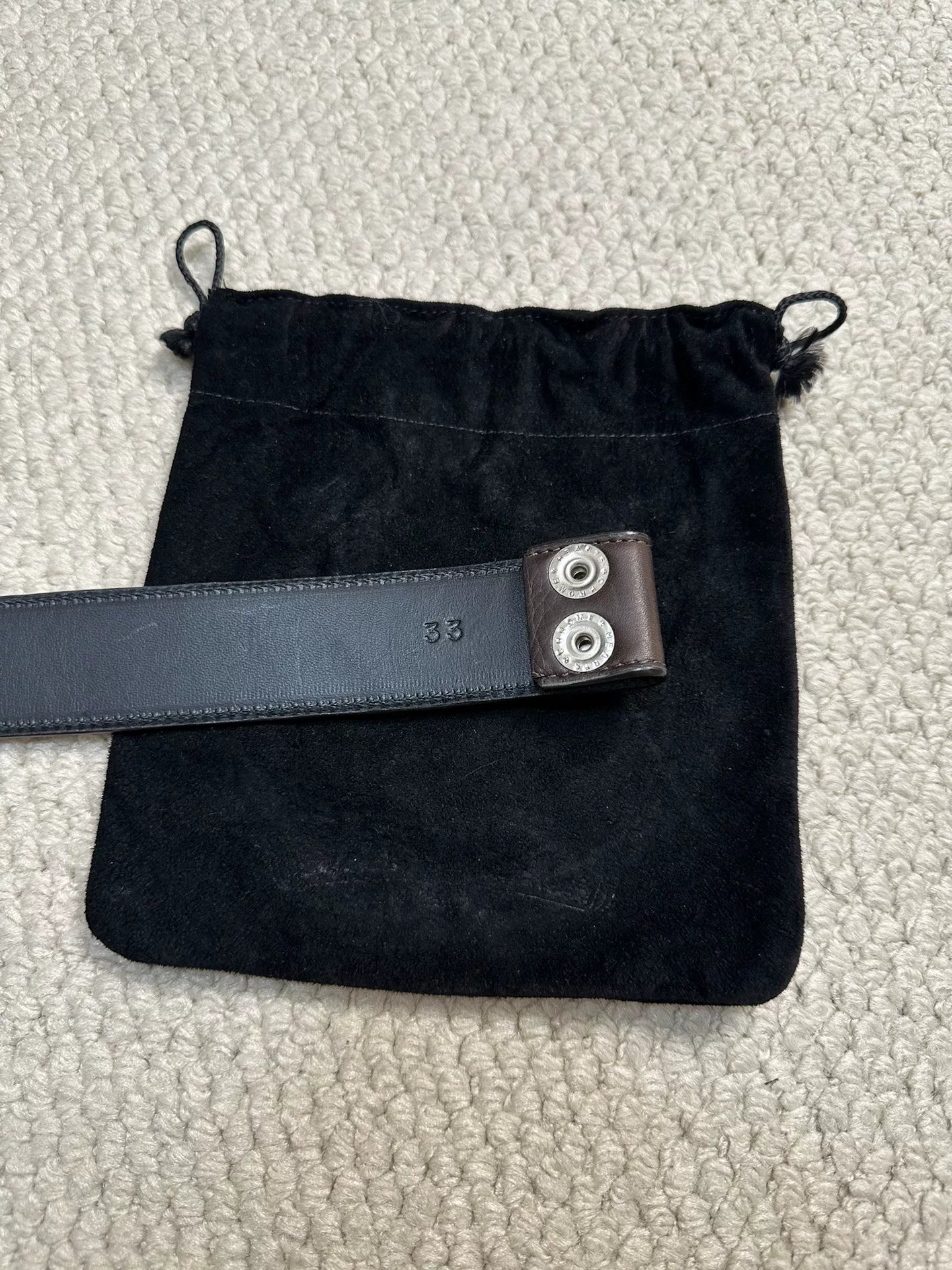 Chrome Hearts  Brown Leather Belt