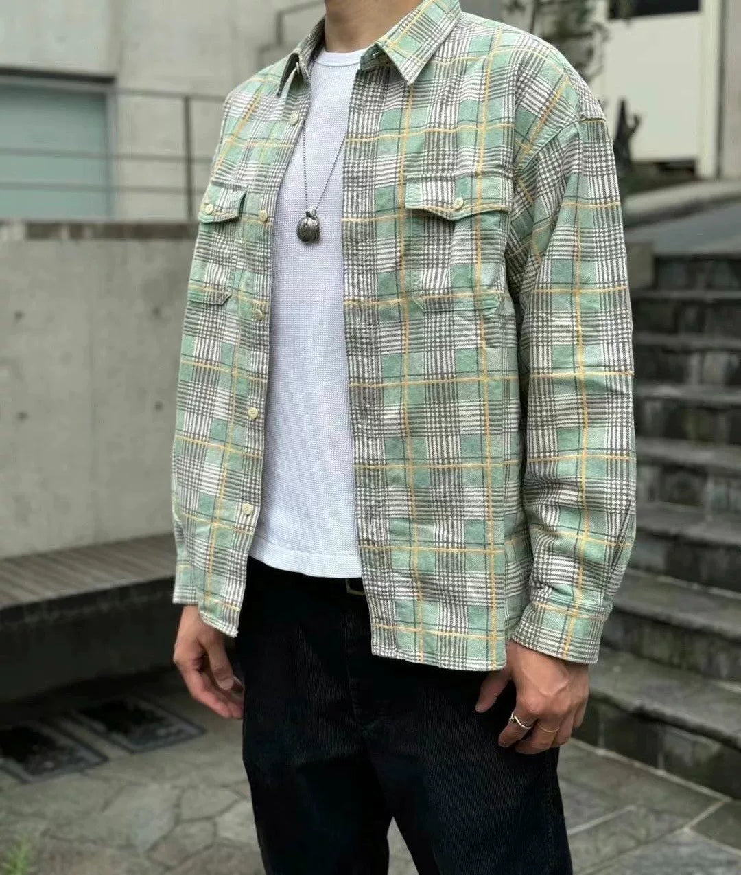 VISVIM PIONEER CHECK L/S Flannel Shirt