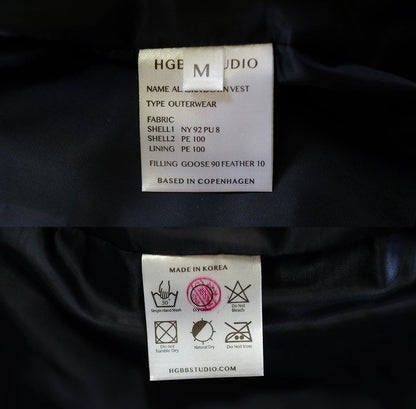 navy alaska down vest for winter