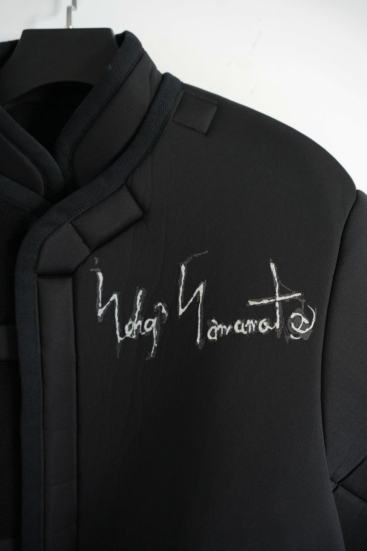 yohji yamamoto space cotton coat