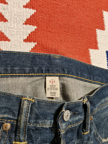 RRL Double RL Yellow Mud Dye Red Selvedge Jeans
