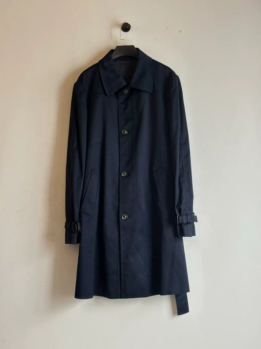 maison martin margiela minimalist trench coat