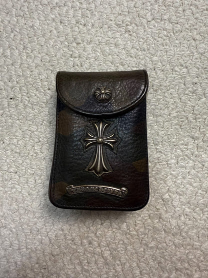 Chrome Hearts Cross Silver Camo Cigarette Case