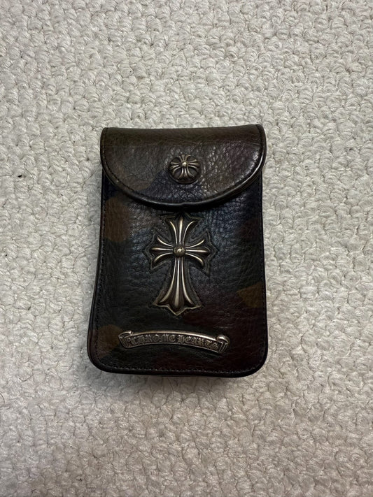 Chrome Hearts Cross Silver Camo Cigarette Case