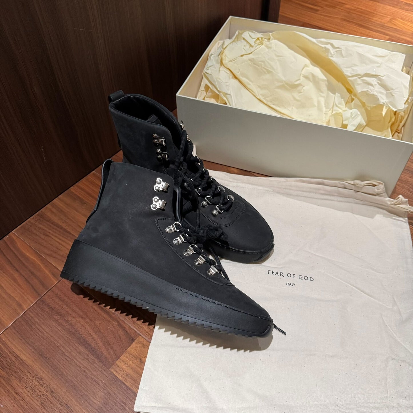 Fear of God Leather Military Boots