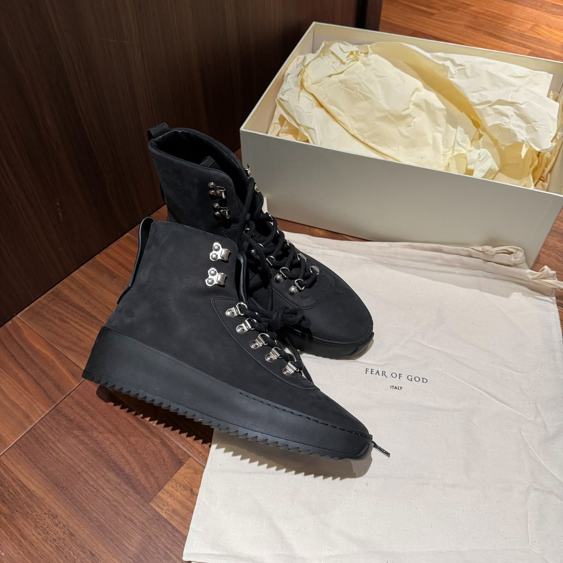Fear of God Leather Military Boots