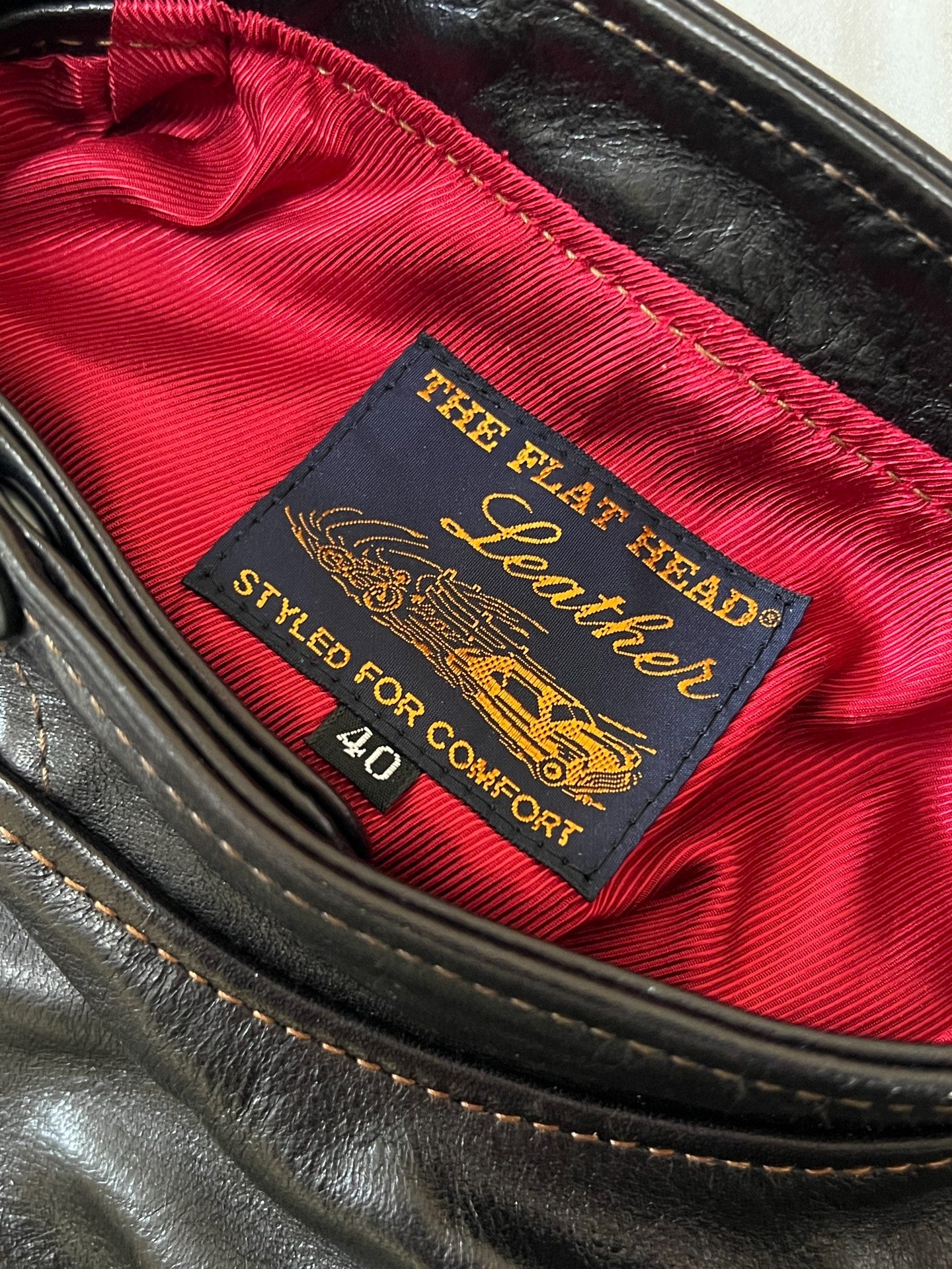 The Flat Head Stand Collar Horsehide Jacket