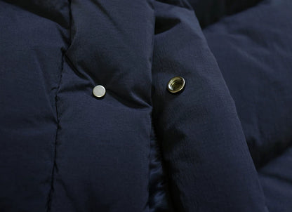 navy alaska down vest for winter