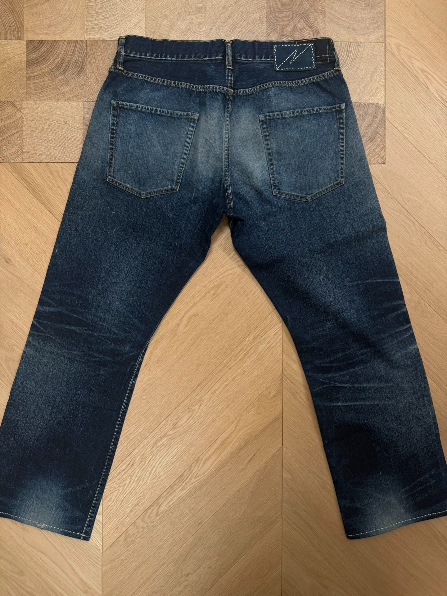 Visvim 01.2 Dry18 Social Sculpture Distressed Jeans