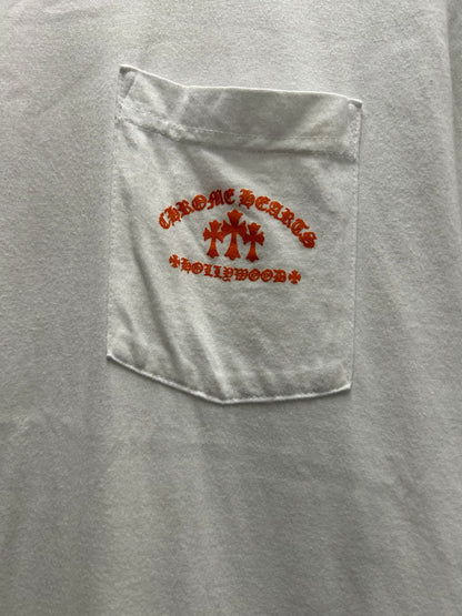 chrome hearts orange cross short sleeve shirt