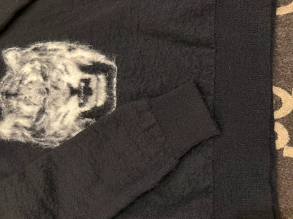 Saint Laurent Tiger Head Black Sweater