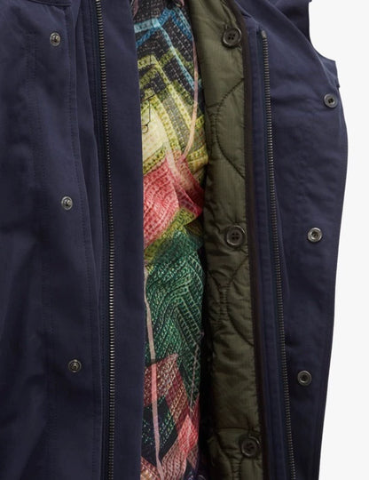 Y/PROJECT Oversized Parka Coat in Black