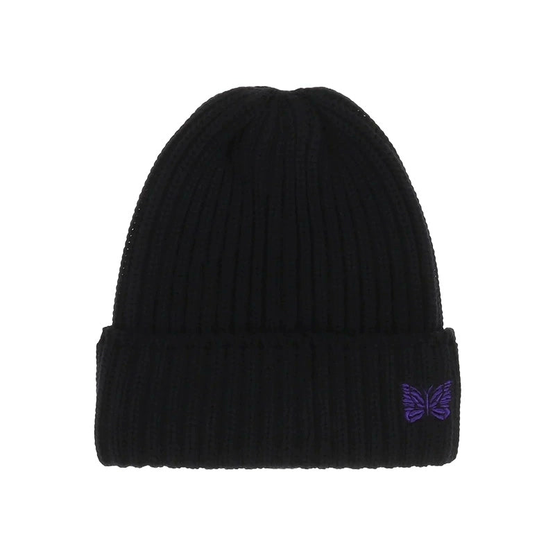 NEEDLES Wool Butterfly Embroidered Watch Cap