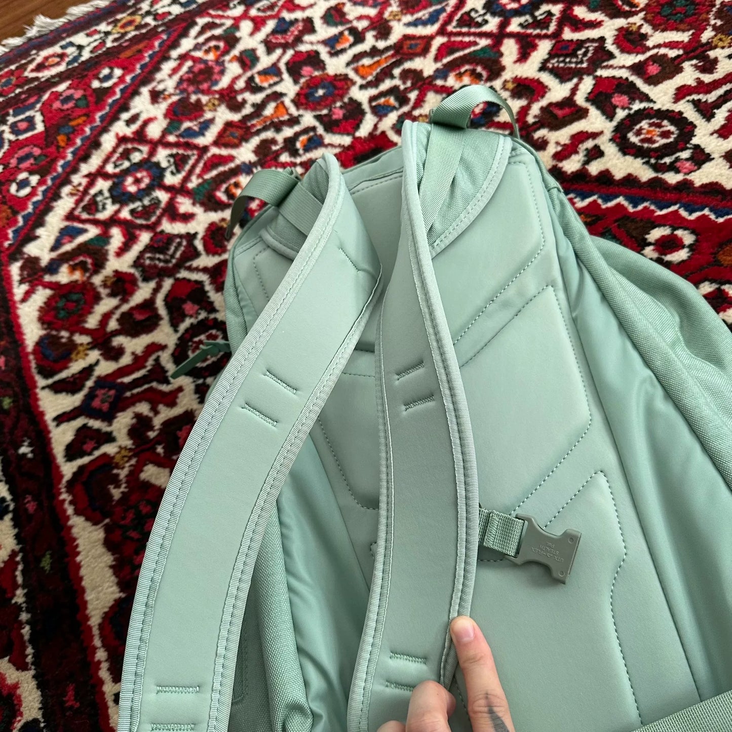 visvim cordura leather backpack