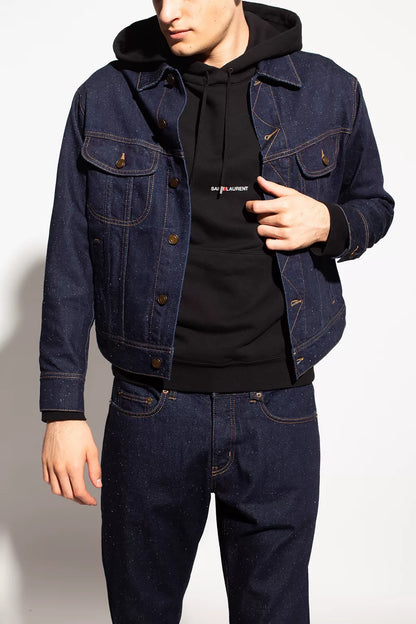 Saint Laurent Dark Blue Denim Jacket
