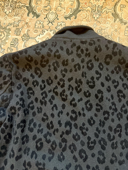Saint Laurent Paris Leopard Bomber Jacket