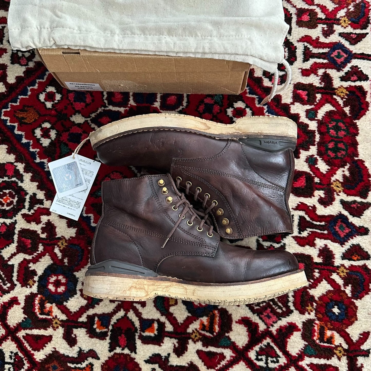 Visvim 15AW ICT VIRGIL Boots Size 10