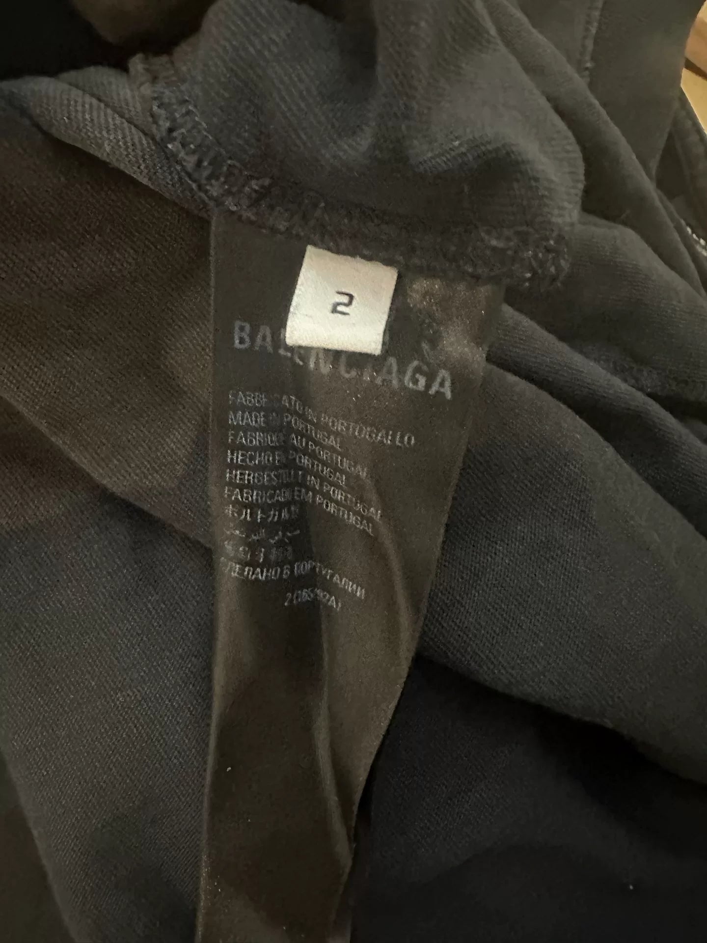 Balenciaga Be Different Apple Logo Short Sleeve Tee