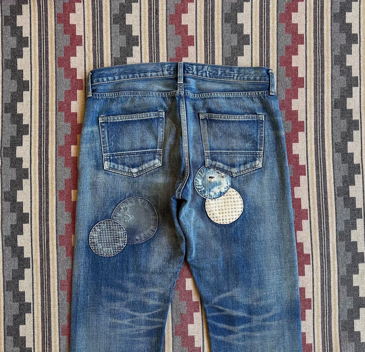 fdmtl slim fit selvage denim jeans