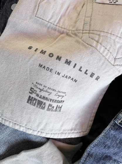Simon Miller Heavy Wash Patchwork Denim Jeans