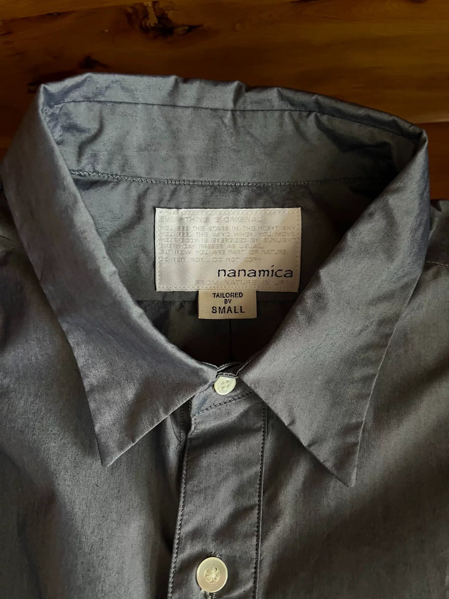 gray blue short sleeve shirt for summer